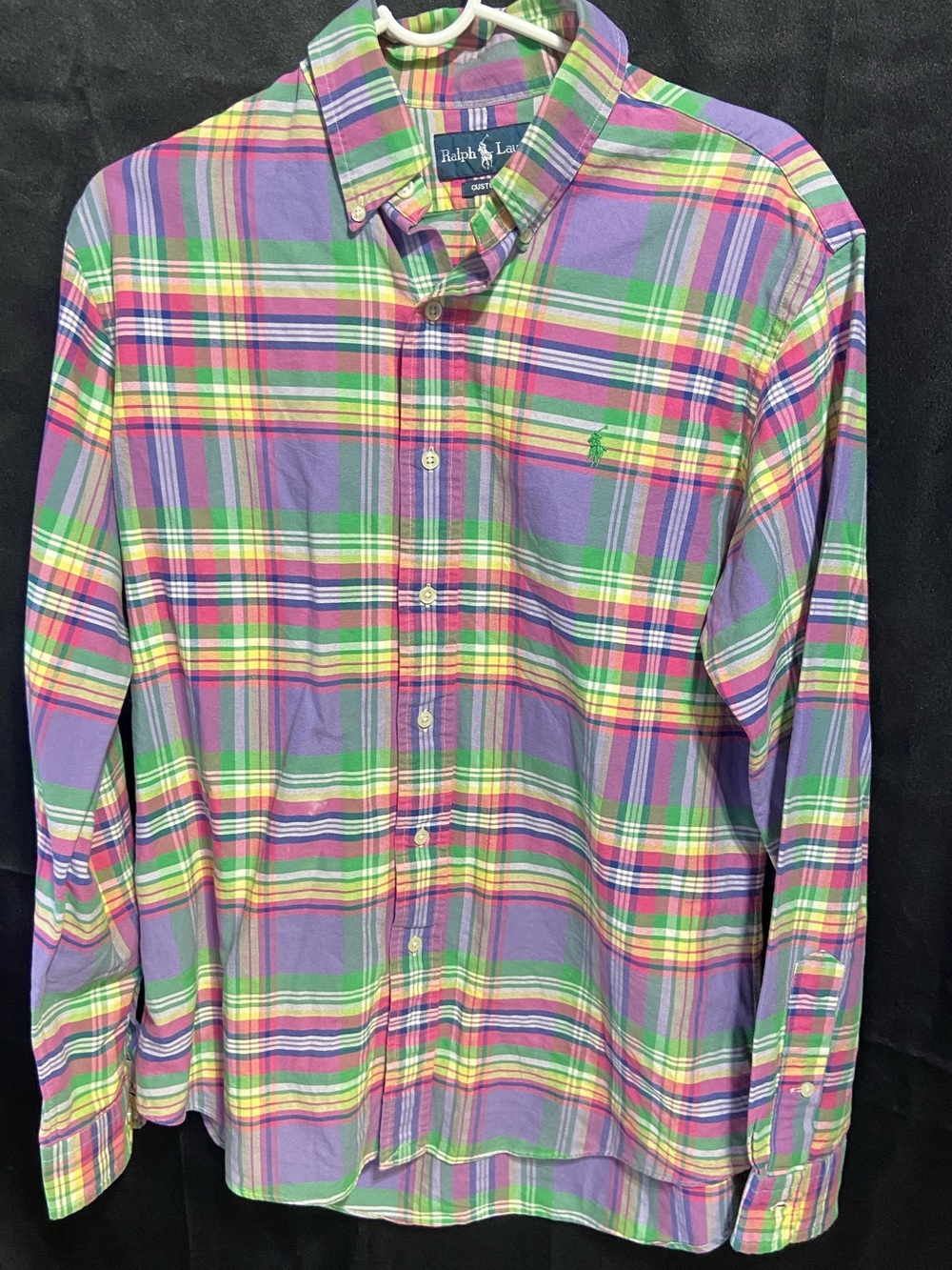 Vintage Polo Plaid Longsleeve Button Down Shirt
